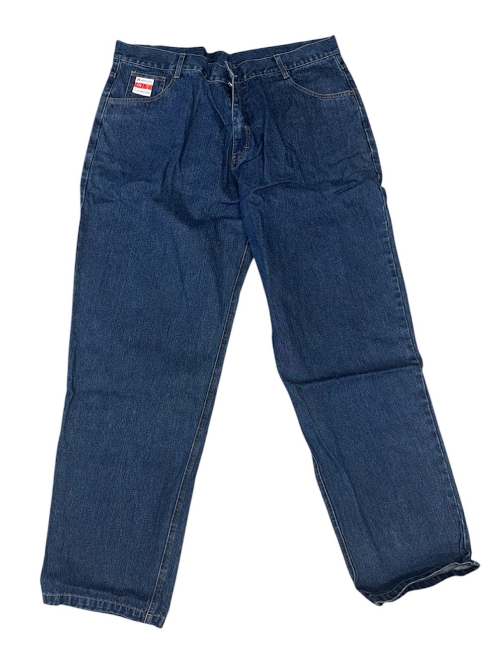 Classic Men's Dark Blue Denim Jeans
